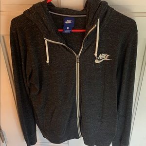 NIKE ZIP UP DARK HEATHER GREY SWEATER